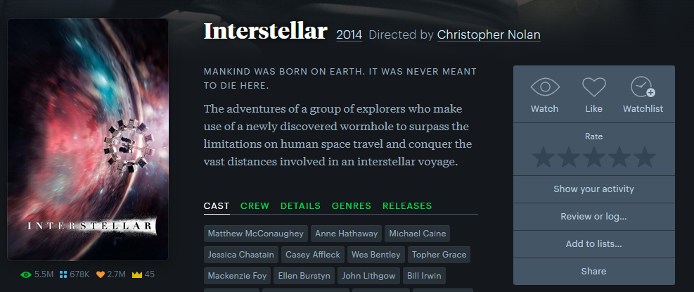 Interstellar